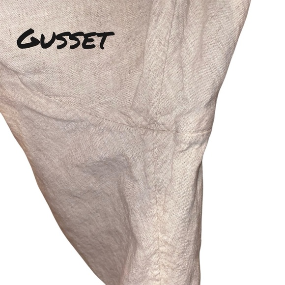 H&M Linen Blend Pants Size Medium - Picture 6 of 15